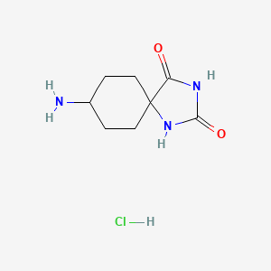 8-Amino-1,3-diazaspiro[4.5]decane-2,4-dione hydrochloride