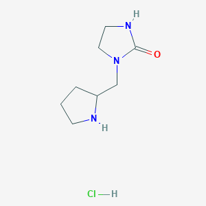 1-(Pyrrolidin-2-ylmethyl)imidazolidin-2-one hydrochloride
