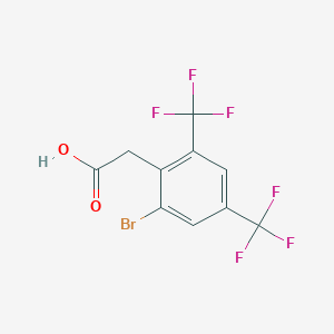 2-[2-Bromo-4,6-bis(trifluoromethyl)phenyl]acetic acid
