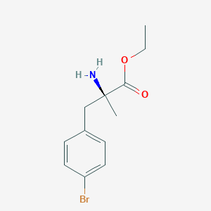 molecular formula C12H16BrNO2 B13819031 Alanine, 3-(P-bromophenyl)-2-methyl, ethyl ester CAS No. 1241683-15-7