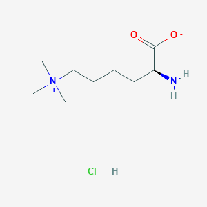 molecular formula C9H21ClN2O2 B13819039 Nepsilon,Nepsilon,Nepsilon-Trimethyllysine hydrochloride CAS No. 55528-53-5
