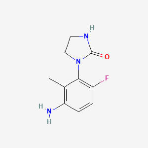 1-(3-Amino-6-fluoro-2-methylphenyl)imidazolidin-2-one