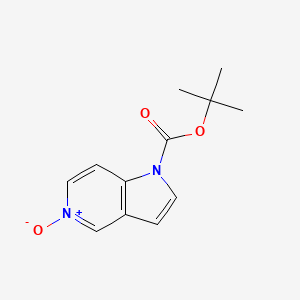 1-[(tert-butoxy)carbonyl]-1H-pyrrolo[3,2-c]pyridin-5-ium-5-olate