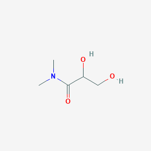 molecular formula C5H11NO3 B13819068 2,3-dihydroxy-N,N-dimethylpropanamide 