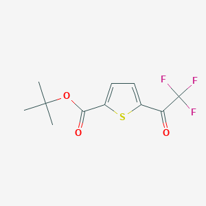 tert-Butyl 5-(2,2,2-trifluoroacetyl)thiophene-2-carboxylate