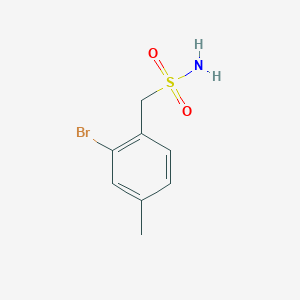 molecular formula C8H10BrNO2S B1381919 (2-Bromo-4-methylphenyl)methanesulfonamide CAS No. 1556742-21-2