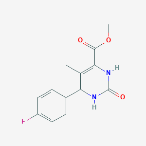 molecular formula C13H13FN2O3 B13819244 methyl 4-(4-fluorophenyl)-5-methyl-2-oxo-3,4-dihydro-1H-pyrimidine-6-carboxylate 