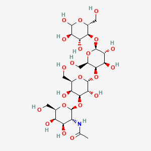 molecular formula C26H45NO21 B13819265 Globotetraose 