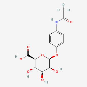 molecular formula C14H17NO8 B13819305 Acetaminophen D-glucuronide 