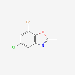 7-Bromo-5-chloro-2-methyl-1,3-benzoxazole