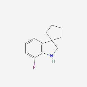 7'-Fluoro-1',2'-dihydrospiro[cyclopentane-1,3'-indole]