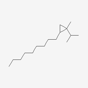 molecular formula C16H32 B13819331 1-Methyl-1-(1-methylethyl)-2-nonylcyclopropane CAS No. 41977-40-6