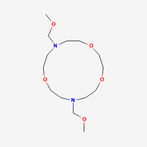 molecular formula C14H30N2O5 B13819335 N,N'-Bis-(methoxymethyl)diaza-15-crown-5 