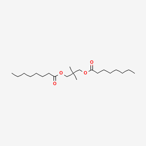molecular formula C21H40O4 B13819339 Neopentyl glycol dicaprylate CAS No. 31335-74-7