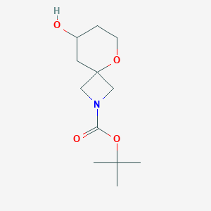 tert-Butyl 8-hydroxy-5-oxa-2-azaspiro[3.5]nonane-2-carboxylate