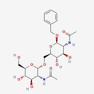 molecular formula C23H34N2O11 B13819341 Benzyl 2-Acetamido-6-O-(2-Acetamido-2-De Oxy-B-D- 