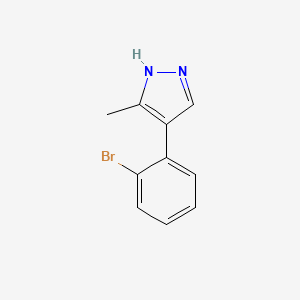 4-(2-bromophenyl)-3-methyl-1H-pyrazole