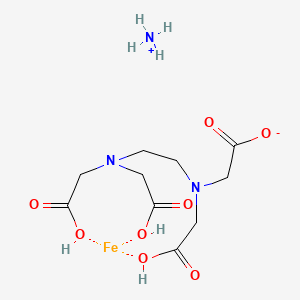 molecular formula C10H19FeN3O8 B13819402 Ferric ammonium edta 