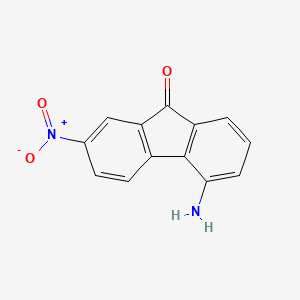 molecular formula C13H8N2O3 B13819440 5-Amino-2-nitrofluoren-9-one CAS No. 42523-37-5