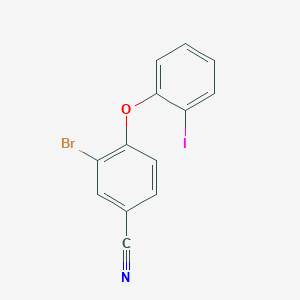 3-Bromo-4-(2-iodophenoxy)-benzonitrile