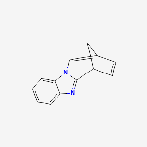 molecular formula C13H10N2 B13819491 6H-6,9-Methanoazepino[1,2-a]benzimidazole CAS No. 235-83-6
