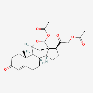 molecular formula C25H32O7 B13819503 D-Aldosterone 18,21-diacetate 