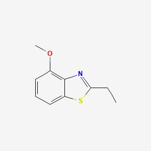 molecular formula C10H11NOS B13819530 2-Ethyl-4-methoxybenzothiazole CAS No. 354760-25-1