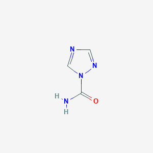 molecular formula C3H4N4O B13819560 1h-1,2,4-Triazole-1-carboxamide CAS No. 35101-89-4