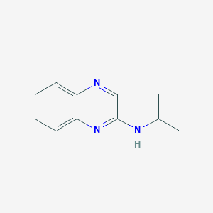molecular formula C11H13N3 B13819561 N-(Propan-2-yl)quinoxalin-2-amine CAS No. 41213-11-0