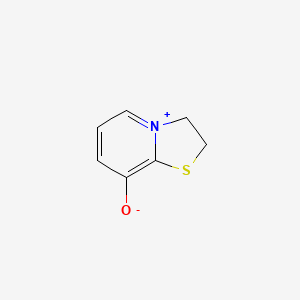 molecular formula C7H7NOS B13819602 Thiazolo(3,2-a)pyridinium, 2,3-dihydro-8-hydroxy-, hydroxide, inner salt CAS No. 23003-45-4