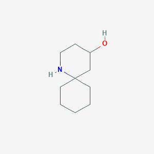 molecular formula C10H19NO B1381975 1-Aza-spiro[5.5]undecan-4-ol CAS No. 1368355-91-2