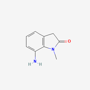 molecular formula C9H10N2O B1381979 7-Amino-1-methylindolin-2-one CAS No. 1514007-53-4