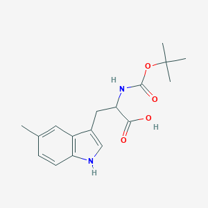 molecular formula C17H22N2O4 B138198 Boc-5-methyl-DL-tryptophan CAS No. 142847-21-0