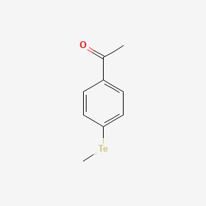 molecular formula C9H10OTe B13819907 Acetophenone, 4'-(methyltelluryl)- CAS No. 32294-61-4