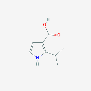 molecular formula C8H11NO2 B1381994 2-(propan-2-yl)-1H-pyrrole-3-carboxylic acid CAS No. 1521795-25-4