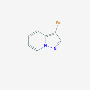 molecular formula C8H7BrN2 B1381996 3-Bromo-7-methylpyrazolo[1,5-a]pyridine CAS No. 1514303-65-1