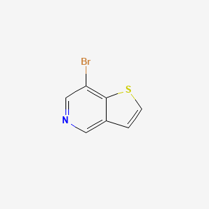 molecular formula C7H4BrNS B1381997 7-Bromothieno[3,2-c]pyridine CAS No. 1535297-40-5