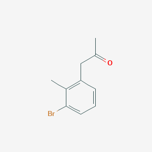molecular formula C10H11BrO B1381999 1-(3-Bromo-2-methylphenyl)propan-2-one CAS No. 1504015-47-7