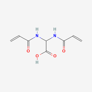 molecular formula C8H10N2O4 B13819991 Acetic acid, bis[(1-oxo-2-propenyl)amino]- CAS No. 4387-85-3