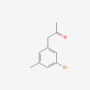 molecular formula C10H11BrO B1382000 1-(3-Bromo-5-methylphenyl)propan-2-one CAS No. 1533044-43-7