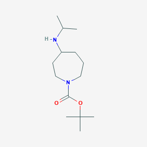 molecular formula C14H28N2O2 B1382003 tert-Butyl 4-(isopropylamino)azepane-1-carboxylate CAS No. 1391737-77-1