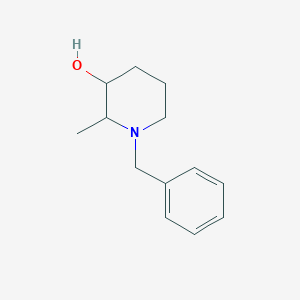 molecular formula C13H19NO B1382010 1-Benzyl-2-methylpiperidin-3-ol CAS No. 1256091-41-4
