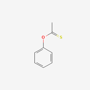 molecular formula C8H8OS B13820210 O-Phenyl ethanethioate CAS No. 30623-40-6