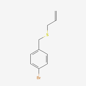 molecular formula C10H11BrS B1382035 Allyl 4-bromobenzyl sulfide CAS No. 729598-32-7