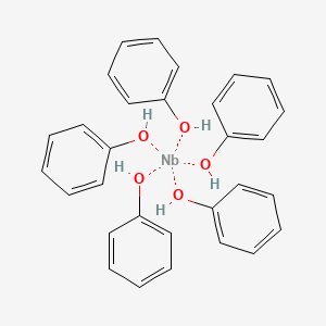 molecular formula C30H30NbO5 B13820443 Niobium(v) phenoxide 