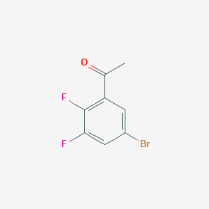 molecular formula C8H5BrF2O B1382045 1-(5-Bromo-2,3-difluorophenyl)ethanone CAS No. 1600511-63-4