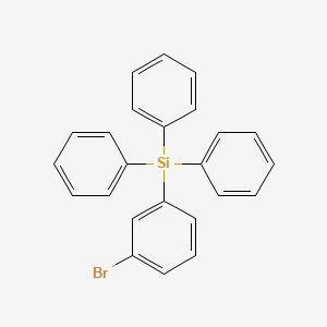 molecular formula C24H19BrSi B1382048 (3-Bromophenyl)triphenylsilane CAS No. 185626-73-7