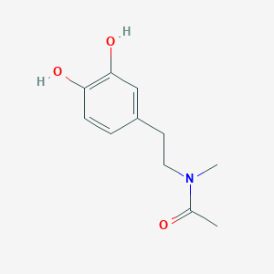 molecular formula C11H15NO3 B13820493 N-[2-(3,4-Dihydroxyphenyl)ethyl]-N-methylacetamide 