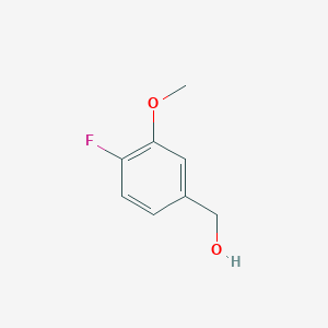 molecular formula C8H9FO2 B138208 (4-氟-3-甲氧基苯基)甲醇 CAS No. 128495-45-4