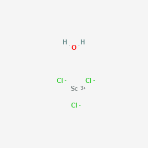 molecular formula Cl3H2OSc B13820820 Scandium(3+);trichloride;hydrate 